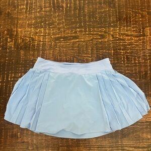 Lululemon Athletica Light Blue Tennis Mini Skirt